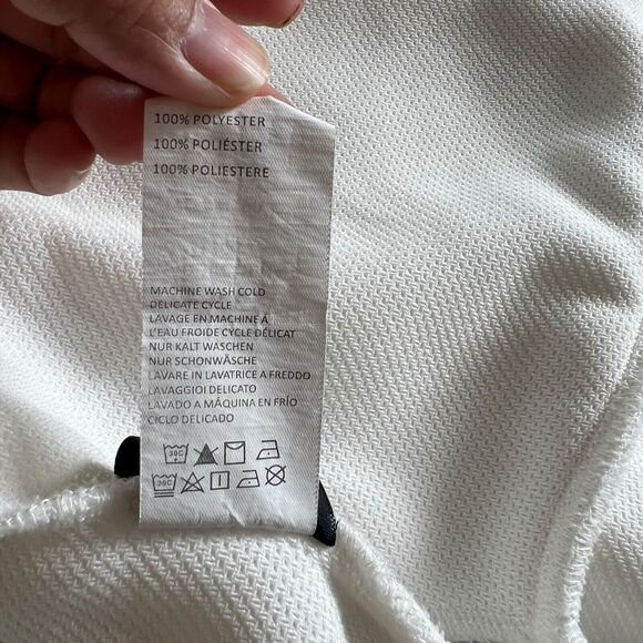 NX3 Jacket Kids Sz Medium White Full Zip Dancewear Curtain Call Costumes Hip Hop - Picture 10 of 12